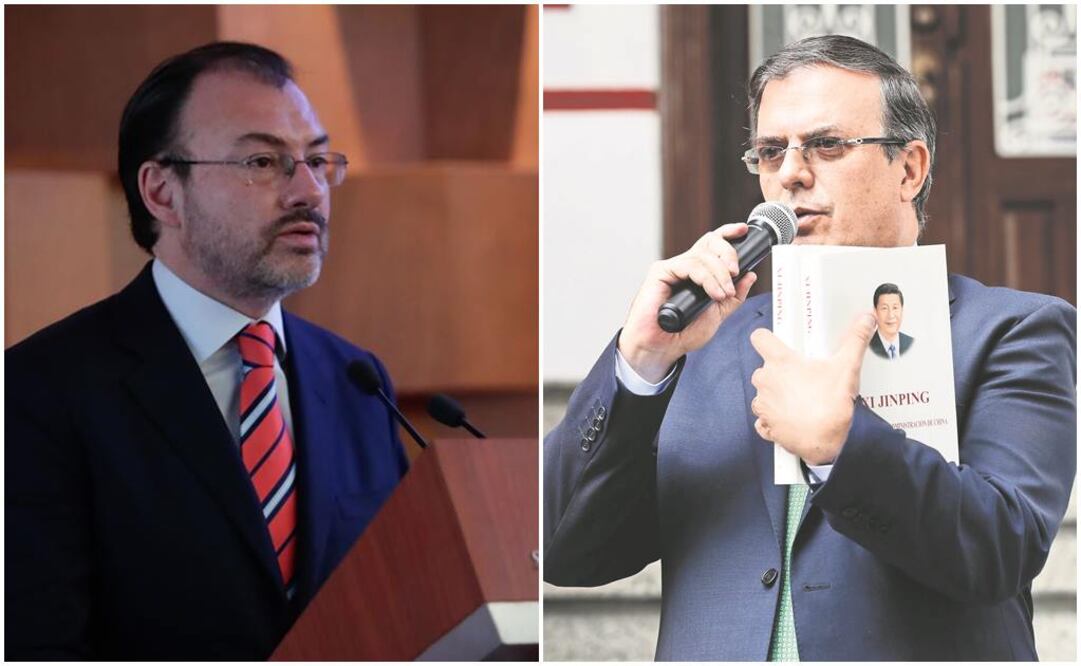 Videgaray y Ebrard, en la imagen. Foto: Archivo EL UNIVERSAL