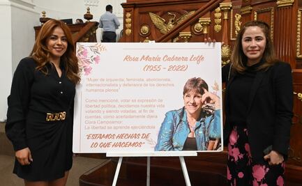 Congreso local "entrega medalla sin medalla" a Rosa María Cabrera Lotfe 