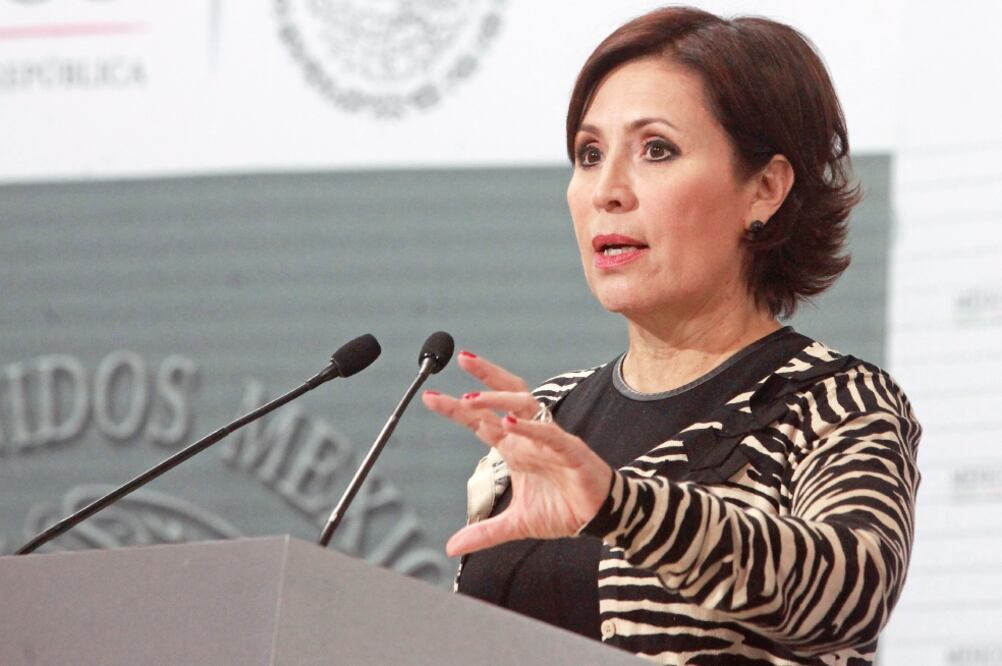 La secretaria de Desarrollo Social explica que un millón de personas superaron sus carencias alimentarias al pasar de 100%, en 2013-2014, a 42.5%, en 2015 (ADRIÁN HERNÁNDEZ. EL UNIVERSAL)