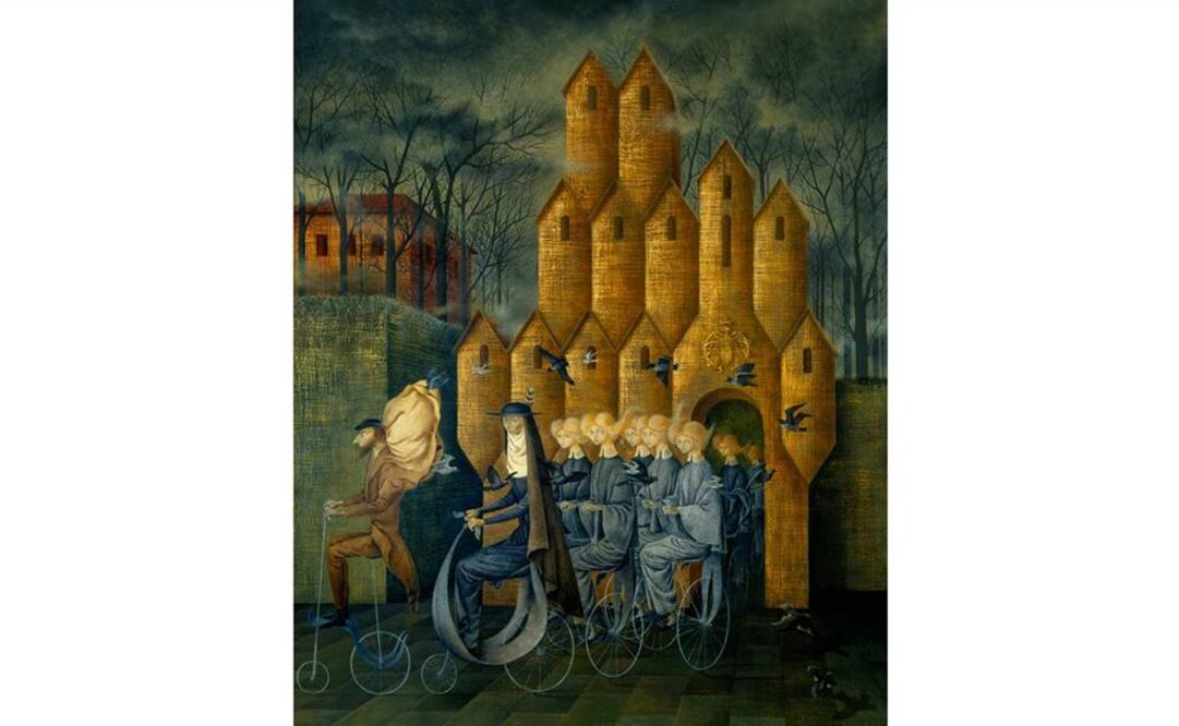 El óleo "Hacia la Torre" alcanzó 4 millones 309 mil dólares en una subasta de Sotheby's en 2014. (FOTO: Especial)