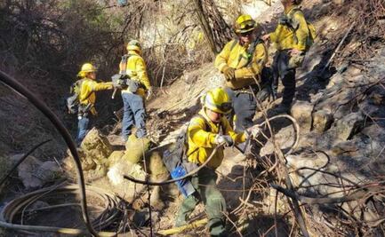 Delegación mexicana en California inicia búsqueda de víctimas; amplian brechas cortafuego