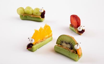 #RECETA Insectos divertidos de fruta