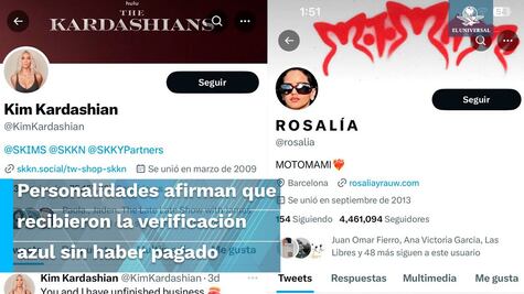 ¡Adiós a la palomita azul! El papa Francisco, la Rosalía y otros, ya no están verificados