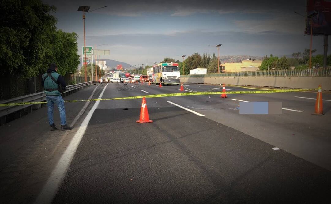 Accidente en autopista México Pachuca hacia Ojo de Agua. Foto: Especial.