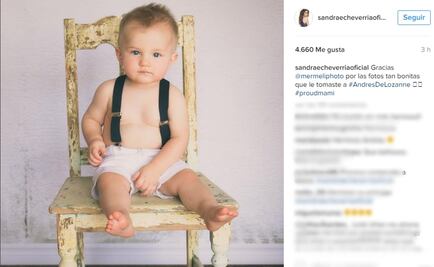 Sandra Echeverría y Leonardo de Lozanne comparten fotos de su hijo