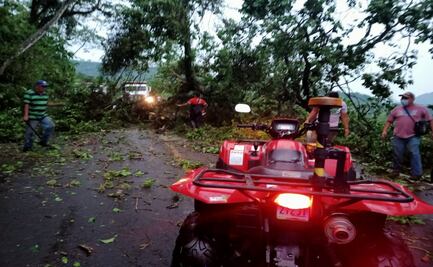 Lluvias golpean a 13 municipios de Veracruz