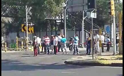 Detienen a 3 por riña durante protesta en calzada de Tlalpan