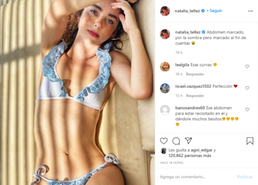 Natalia Téllez muestra sus curvas de impacto en bikini