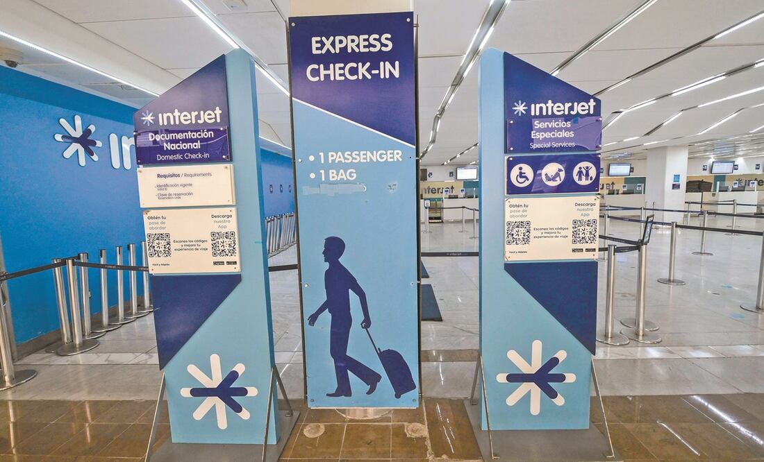 El viernes 11 de diciembre, Interjet canceló los 10 vuelos programados desde y hacia el AICM. Foto: ARCHIVO EL UNIVERSAL