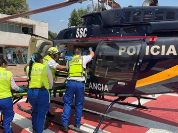 Trasladan vía aérea a 4 niños intoxicados en Tlalpan; presentaron problemas respiratorios por cocina de anafre