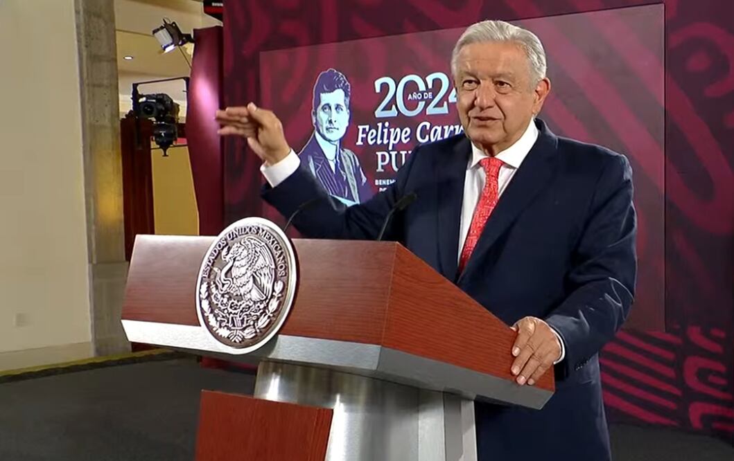 El presidente Andrés Manuel López Obrador afirmó que no tiene precedente las acciones que su gobierno ha impulsado en todo el país para abastecer agua potable para millones de mexicanos. Foto: especial