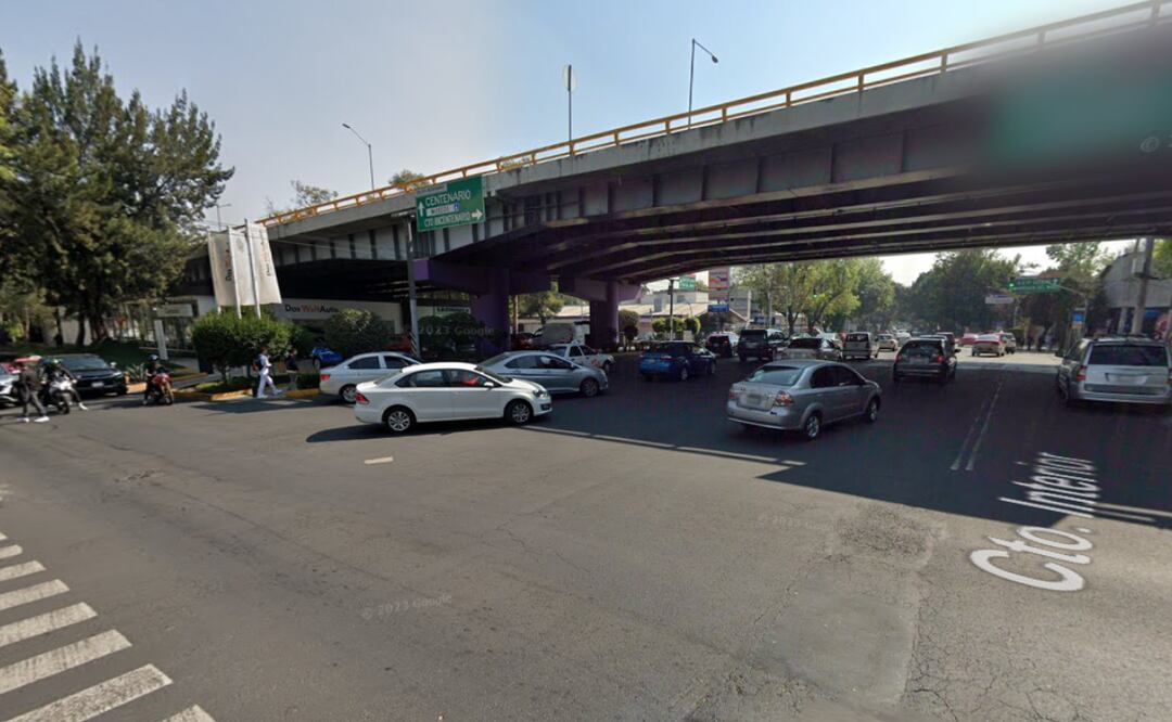 Puente de donde presuntamente el sujeto se arrojó al vacío. Foto: Especial