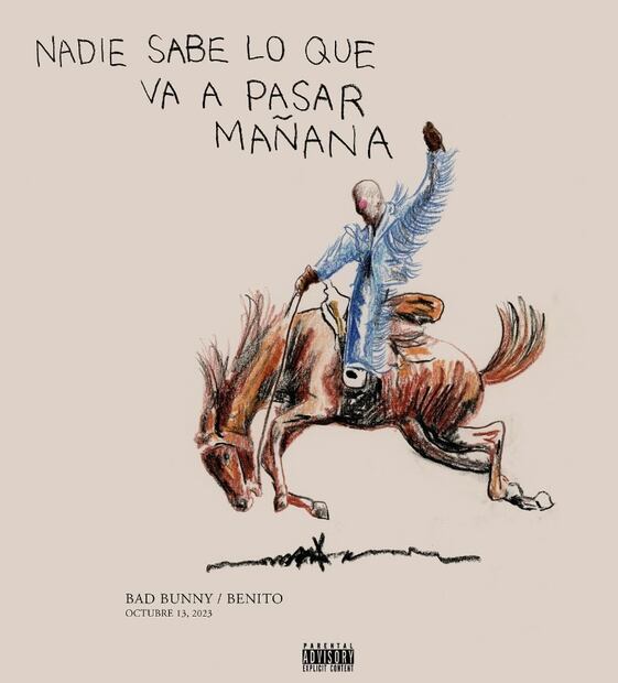 "Nadie sabe lo que va a pasar mañana", nuevo disco de Bad Bunny. Foto: Instagram 