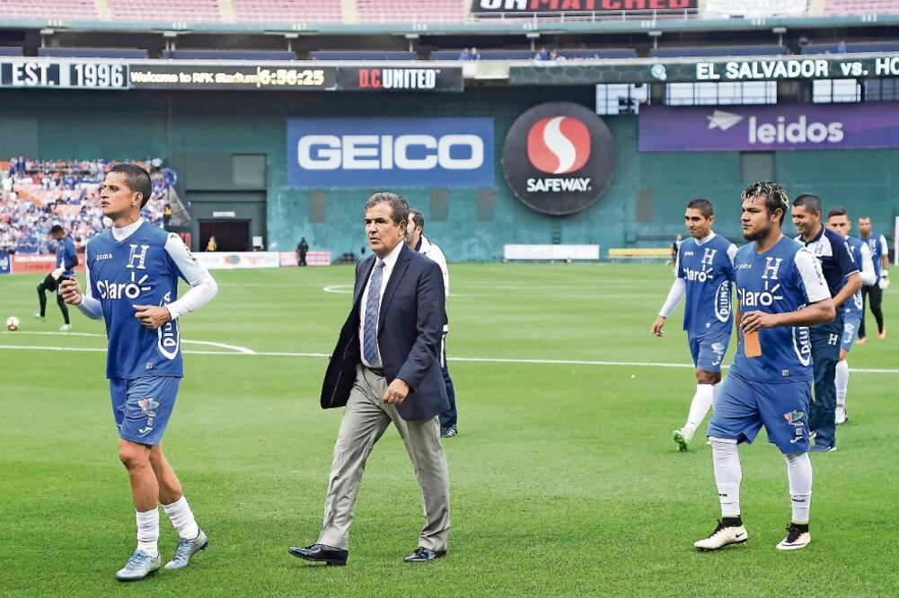 Pinto tiene a los hondureños en el quinto sitio de Concacaf. FOTO: LENIN NOLLY. EFE