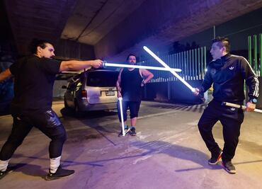 Lucha con sable de luz, el lado luminoso de la fuerza