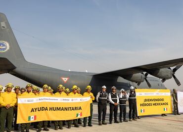 Regresa delegación mexicana que ayudó a combatir incendios en California; destacan relación bilateral con EU