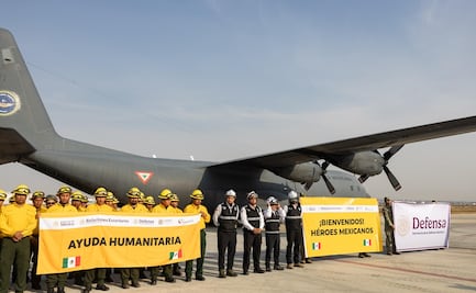 Regresa delegación mexicana que ayudó a combatir incendios en California; destacan relación bilateral con EU