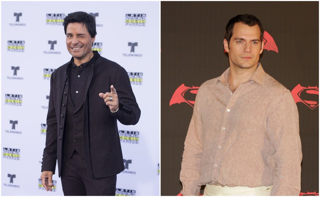 Chayanne y Henry Cavill