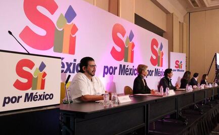 PAN, PRI, PRD y MC responden a convocatoria de Sí por México