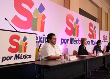 PAN, PRI, PRD y MC responden a convocatoria de Sí por México