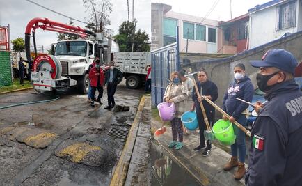 Protección Civil en alerta tras lluvias que afectaron a comunidades en Cuautitlán