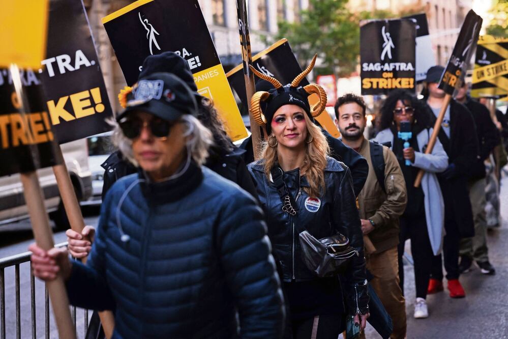 Huelga actoral en Hollywood