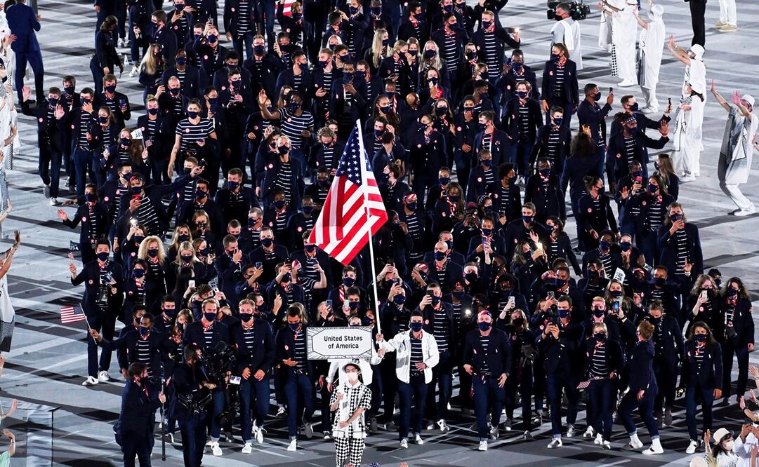 La primera dama de Estados Unidos fue de las personalidades más destacadas en el palco del Estado Olímpico de Tokio. Foto: EFE