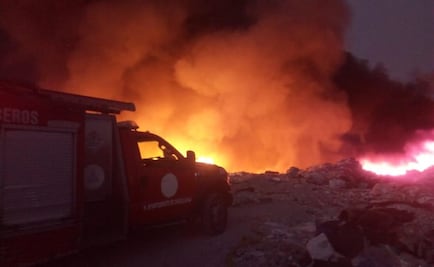 Reportan incendio en la zona de desechos domésticos de la CDMX