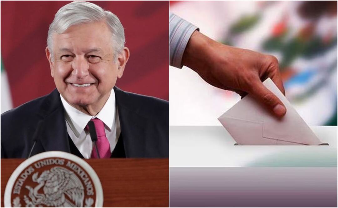 El Mandatario aseguró que votará lo más temprano posible este 2 de junio. Foto: EL UNIVERSAL