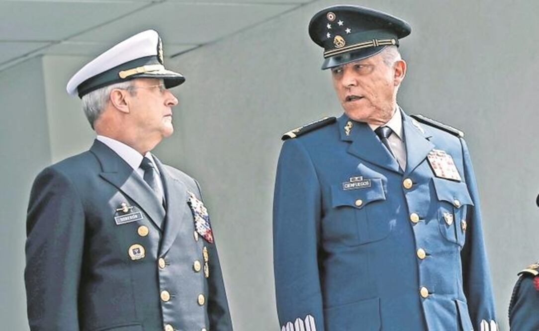 Ministers Francisco Soberón and Salvador Cienfuegos – Photo: Cristopher Rogel Blanquet/EL UNIVERSAL