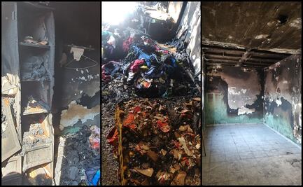 Ladrón roba e incendia vivienda en Saltillo; familia se encontraba en Jalisco celebrando a la Virgen