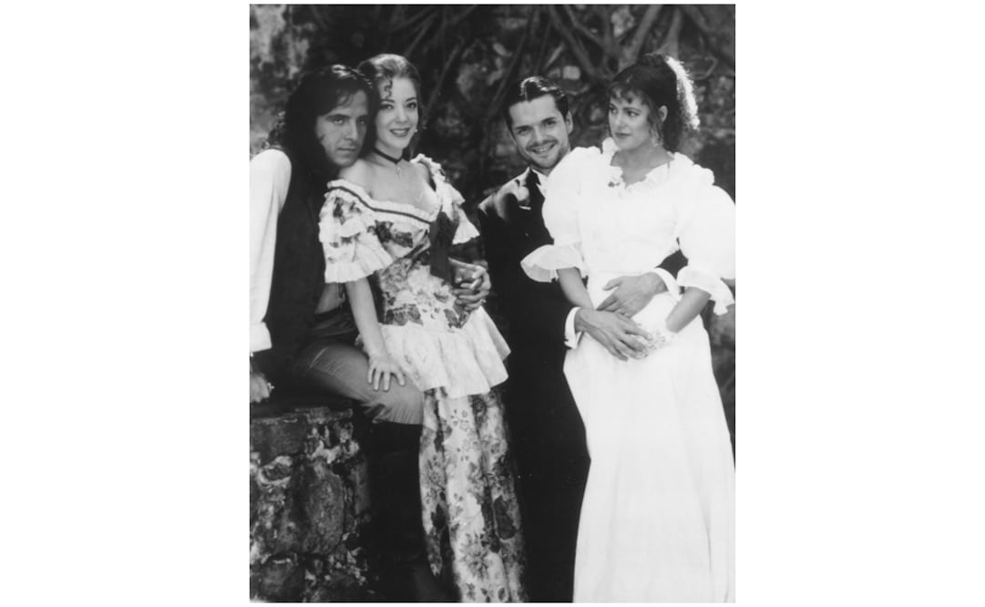 Eduardo Palomo, Edith González, Ariel Padilla y Ana Colchero. Foto: Archivo