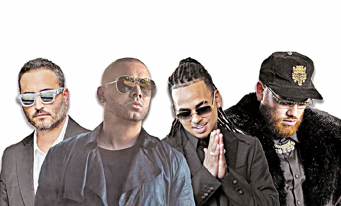 Jesús Navarro, Wisin, Ozuna y Miky Woodz grabaron el tema “No me acostumbro”; hoy estrena el video. Foto: CORTESÍA