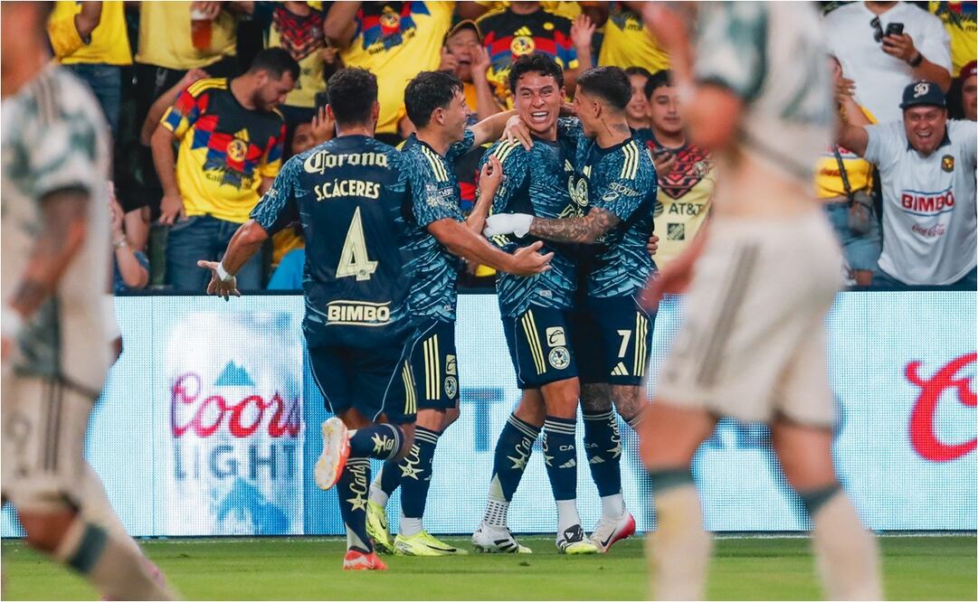 Ramón Juárez anotó el gol de las Águilas. FOTO: @ClubAmerica