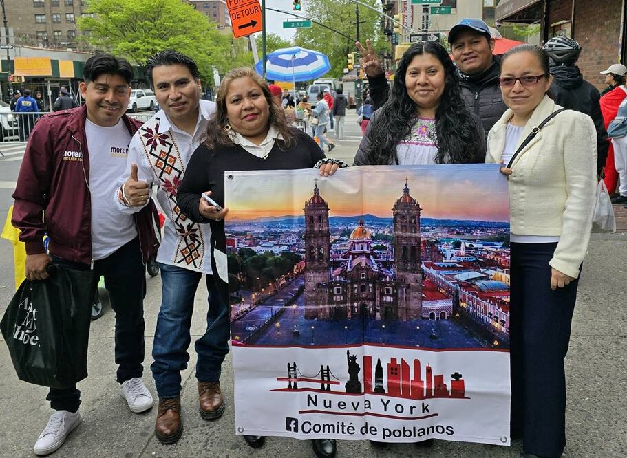 Comunidad poblana de Nueva York apoya a Alejandro Armenta. Foto: Especial