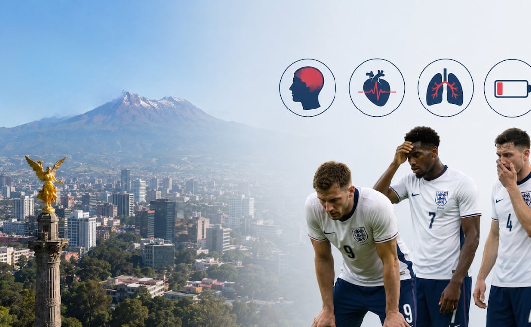 ¿De qué manera podría afectar la altitud de la CDMX a los jugadores de Inglaterra?; descúbrelo aquí. Foto: Imagen generada con IA