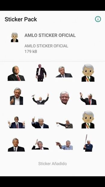 La tendencia AMLO ahora en WhatsApp: llegaron los AMLO sticker pack