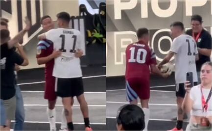 VIDEO: Eden Hazard y su gran regalo a Rubens Sambueza