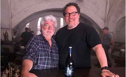 George Lucas visita el rodaje de "El Mandaloriano"