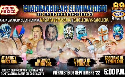 Caerá al menos una máscara en el 89 Aniversario del CMLL