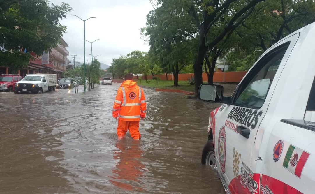 Tormenta tropical Raymond deja afectaciones en Guerrero (09/10/2025). Foto: Especial