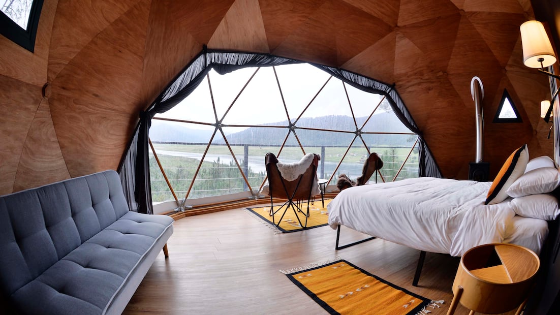 Dependiendo de la experiencia que quieras vivir, Glamping Lobo ofrece diversos hospedajes. Foto: Lobo Glamp