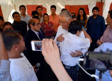 Concluye rector de la UAEM huelga de hambre