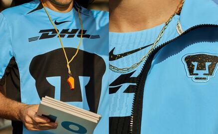 Pumas presenta uniforme celeste inspirado en la Alberca Olímpica Universitaria