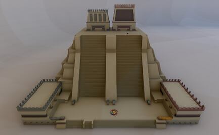 Así será la maqueta monumental del Templo Mayor en el Zócalo de la CDMX