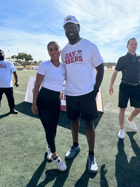 Así se vivió la convivencia con los San Francisco 49ers - Foto: Nicolás Schiller