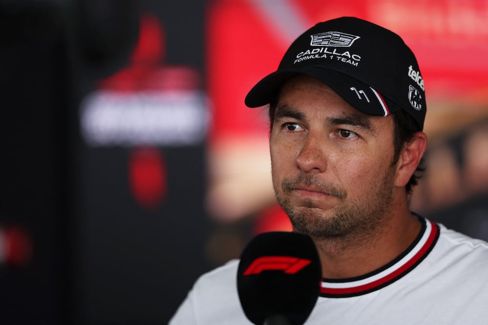 Sergio Pérez con Cadillac, durante el Gran Premio de Canadá de la Fórmula 1 - Foto: AFP