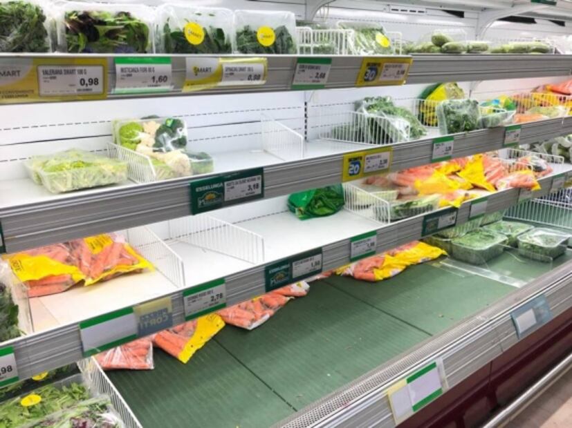 Calles desiertas y temor en Codogno, foco del brote de coronavirus en Italia