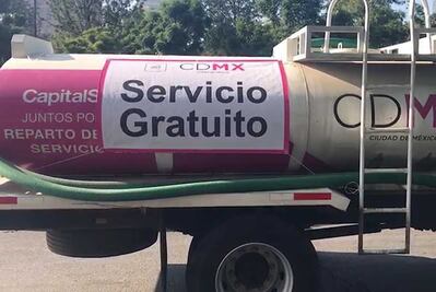 Comienza operativo de pipas por megacorte