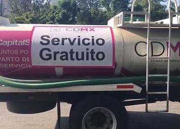 Comienza operativo de pipas por megacorte